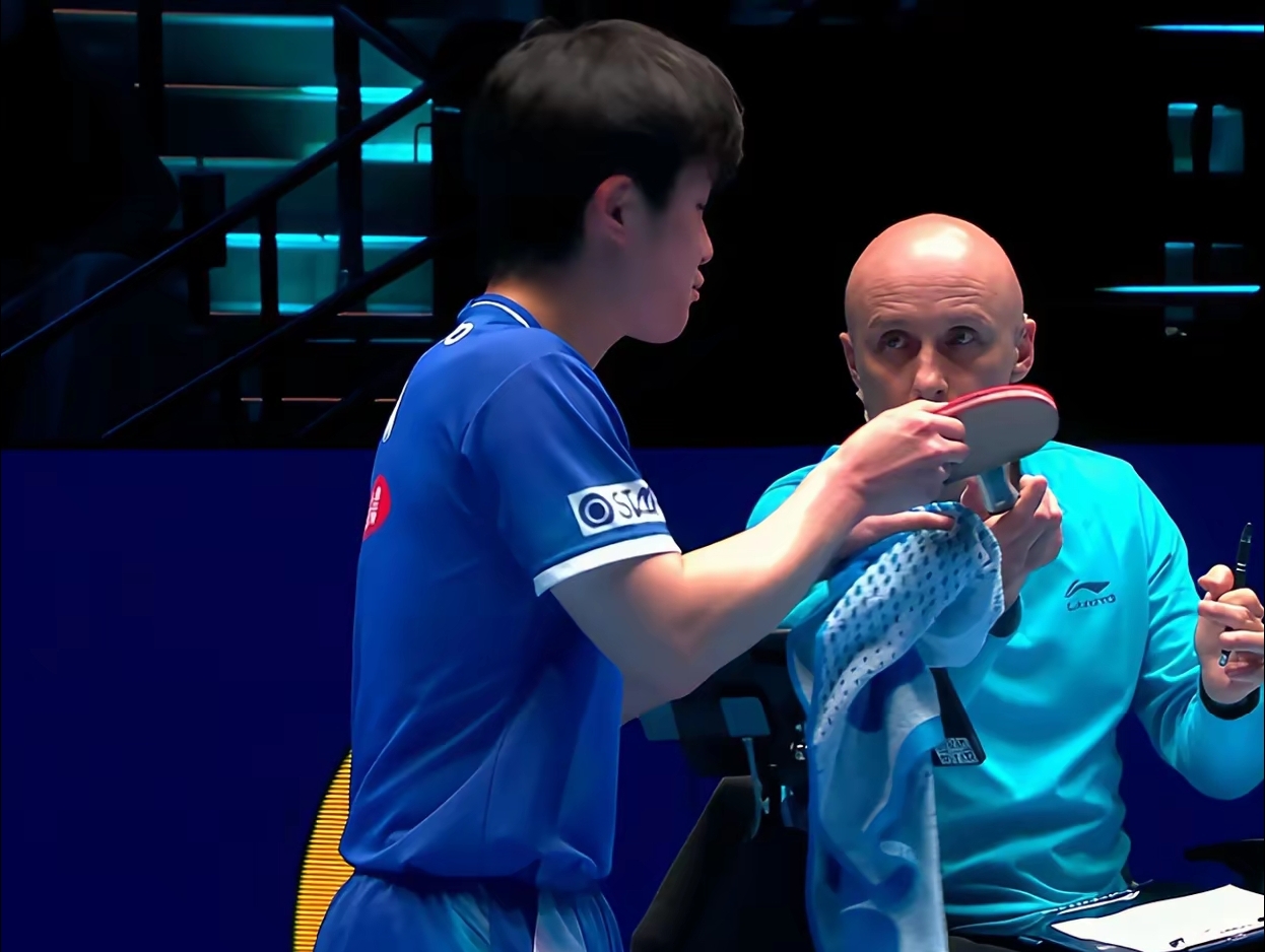 比利时乒乓球队逆转奥地利乒乓球队，张本智和统治全场