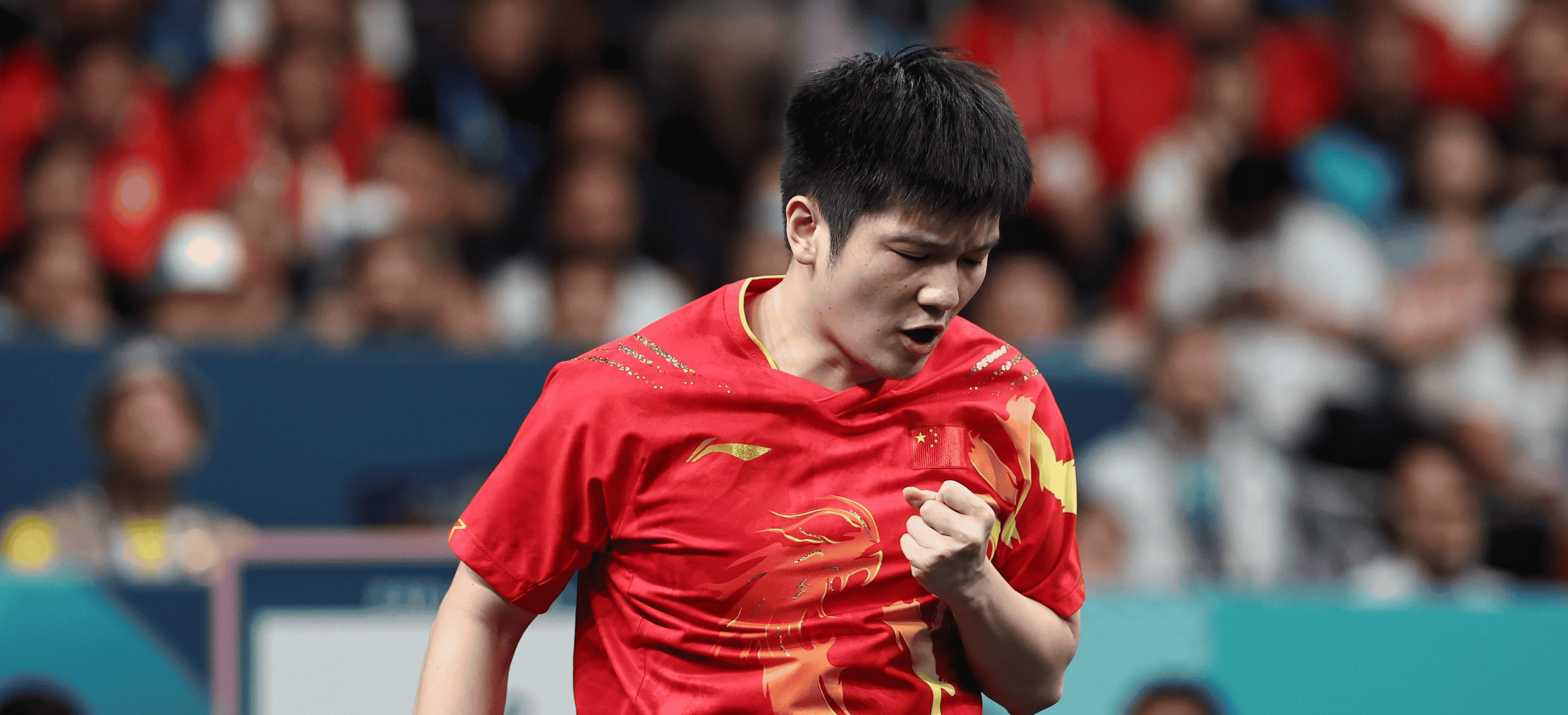 英国乒乓球队轻取比利时乒乓球队，樊振东完成帽子戏法